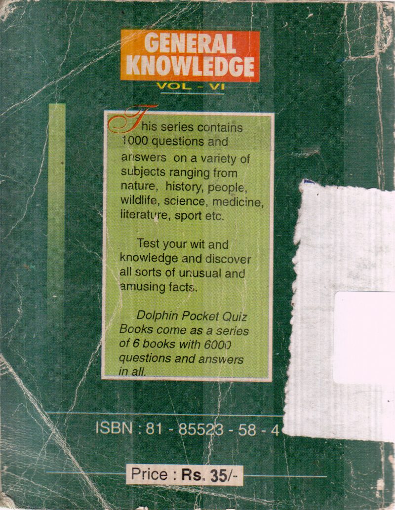 POCKET QUIZ VOL-VI - Image 2