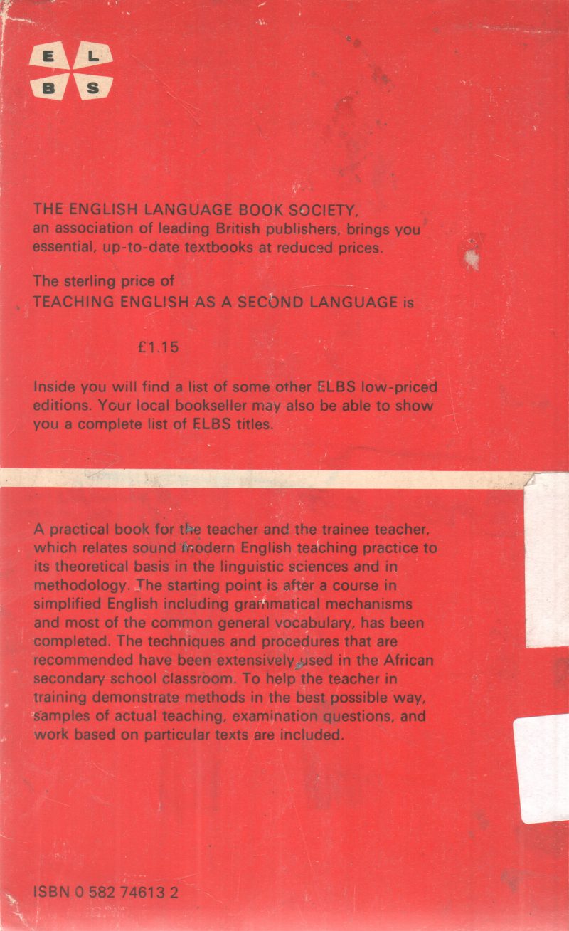 TEACHING ENGLISH AS A SECOND LANGUAGE BY A. BRIGHT - Image 2