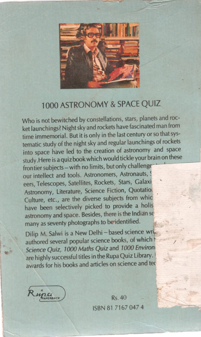 1000 ASTRONOMY & SPACE QUIZ BY DILIP M. SALWI - Image 2