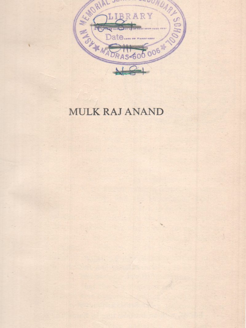 THE BIG HEART BY MULK RAJ ANAND