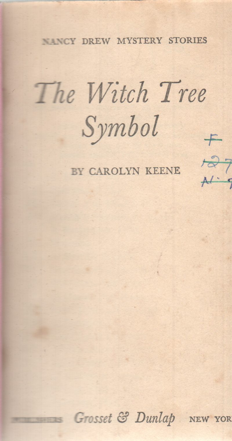 THE WITCH TREE SYMBOL BY CAROLYN KEENE