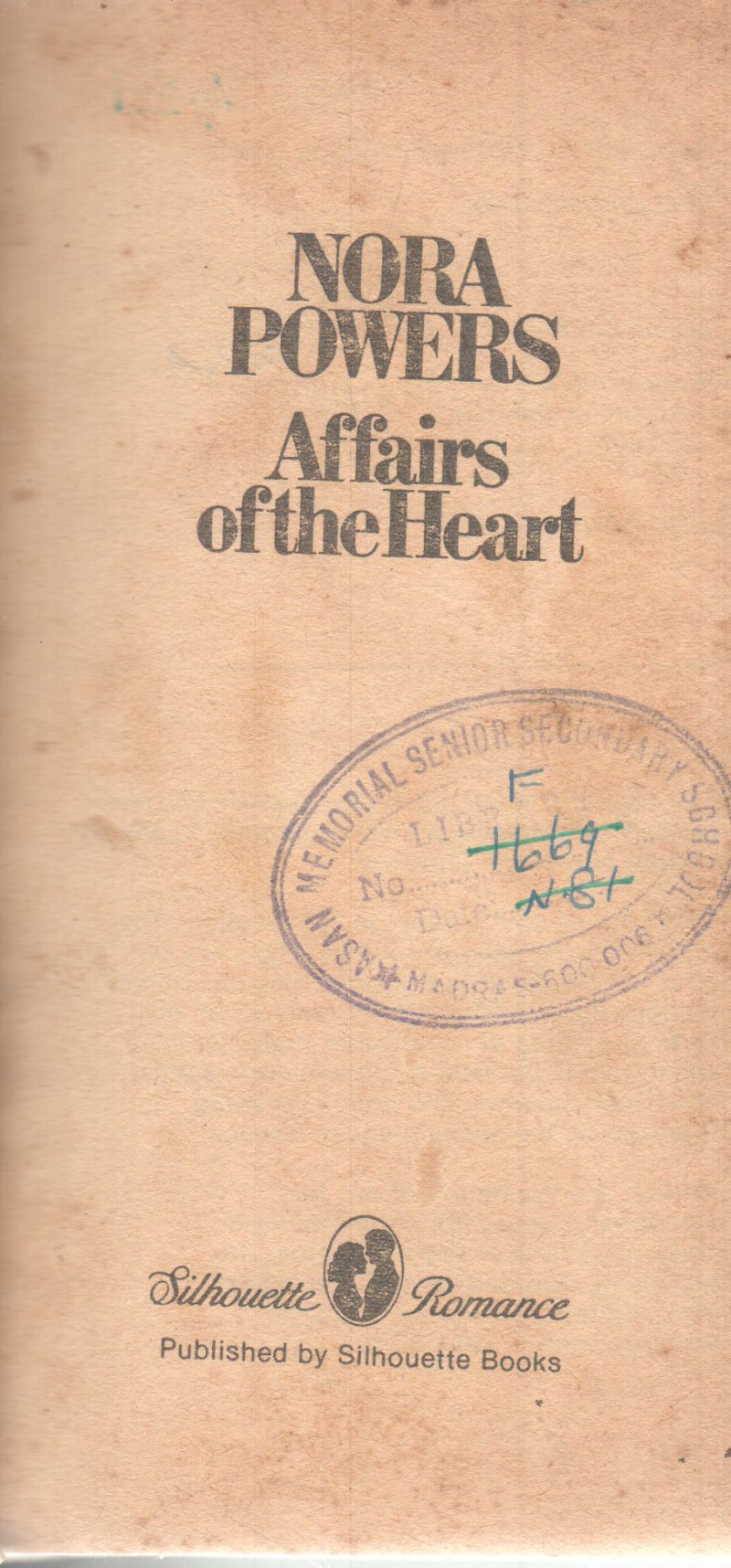 AFFAIRS OF THE HEART BY NORA POWERS