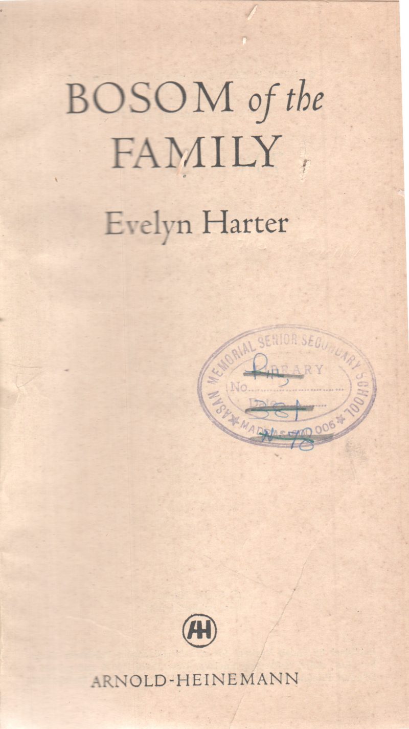 BOSOM OF THE FAMILY BY EVELYN HARTER