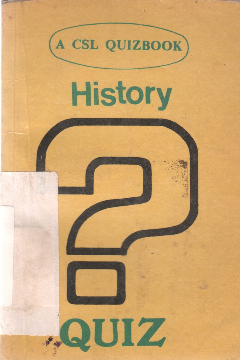 HISTORY QUIZ BY ASHOK KUMAR SARIN