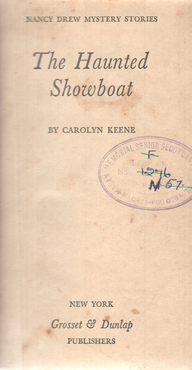 THE HAUNTED SHOWBOAT BY CAROLYN KEENE