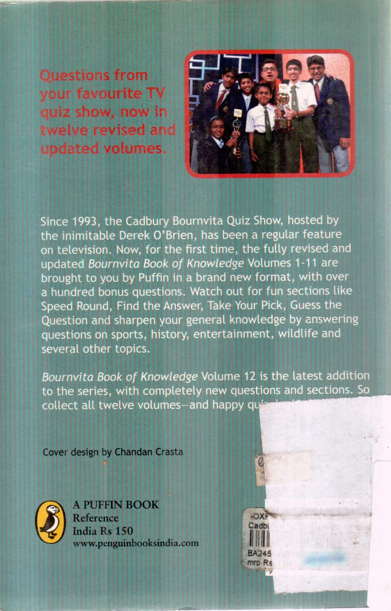BOURNVITA BOOK OF KNOWLEDGE BY DEREK O'BRIEN - Image 2