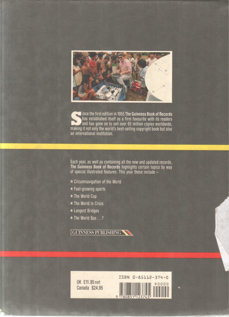 THE GUINNESS BOOK OF RECORDS 1991 - Image 2