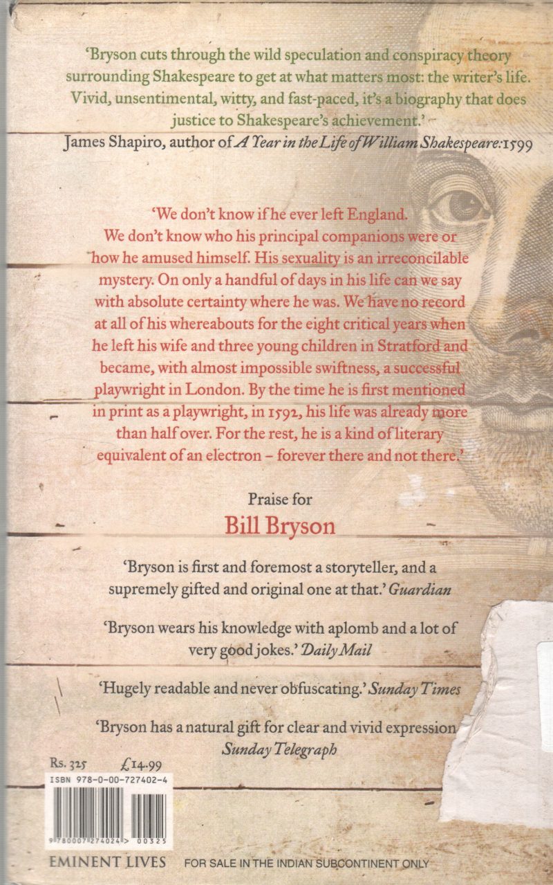 SHAKESPEARE THE WORLD AS A STAGE BY BILL BRYSON - Image 2