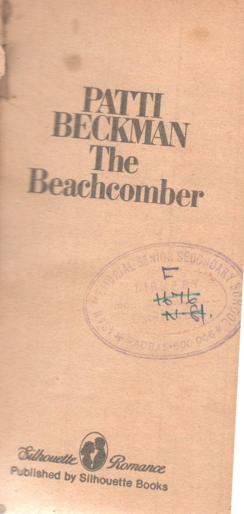 THE BEACHCOMBER BY PATTI BECKMAN