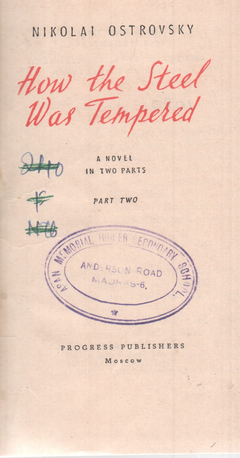 HOW THE STEEL WAS TEMPERED BY NIKOLAI OSTROVSKY