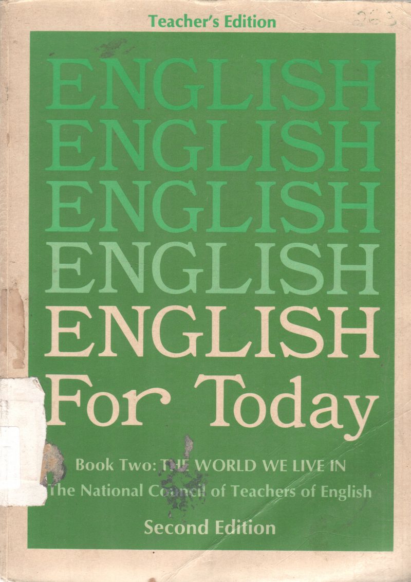 ENGLISH FOR TODAY