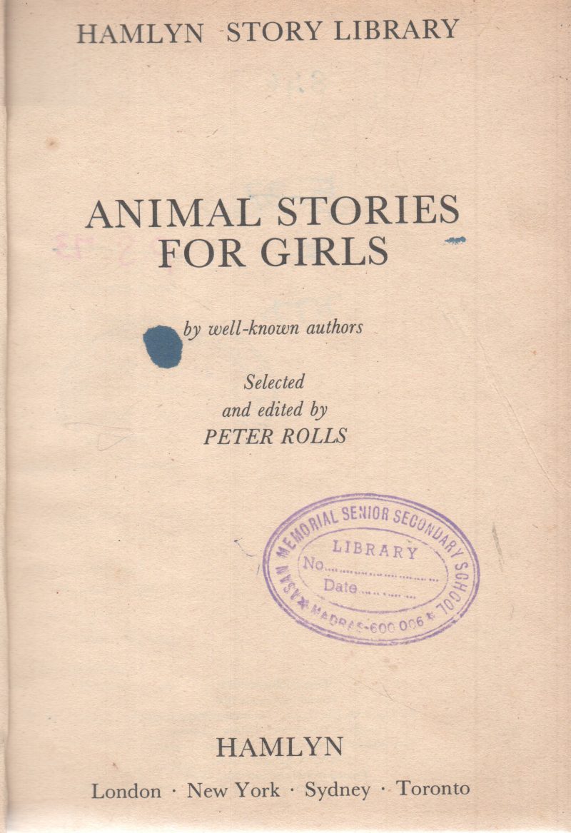 ANIMAL STORIES FOR GIRLS