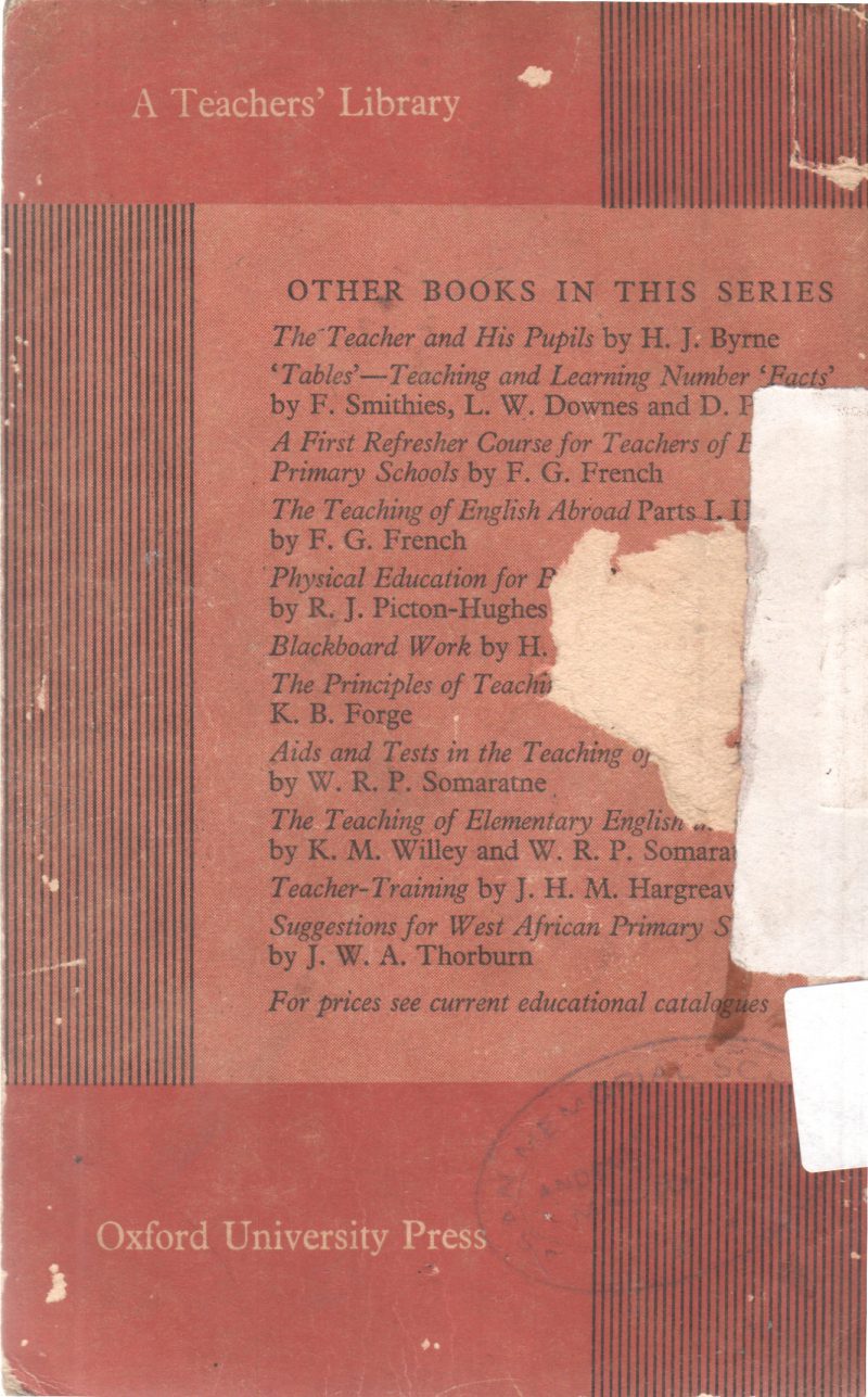 THE TEACHING OF ENGLISH ABROAD BY F.G. FRENCH - Image 2