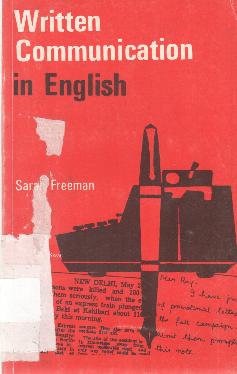WRITTEN COMMUNICATION IN ENGLISH BY SARAH FREEMAN