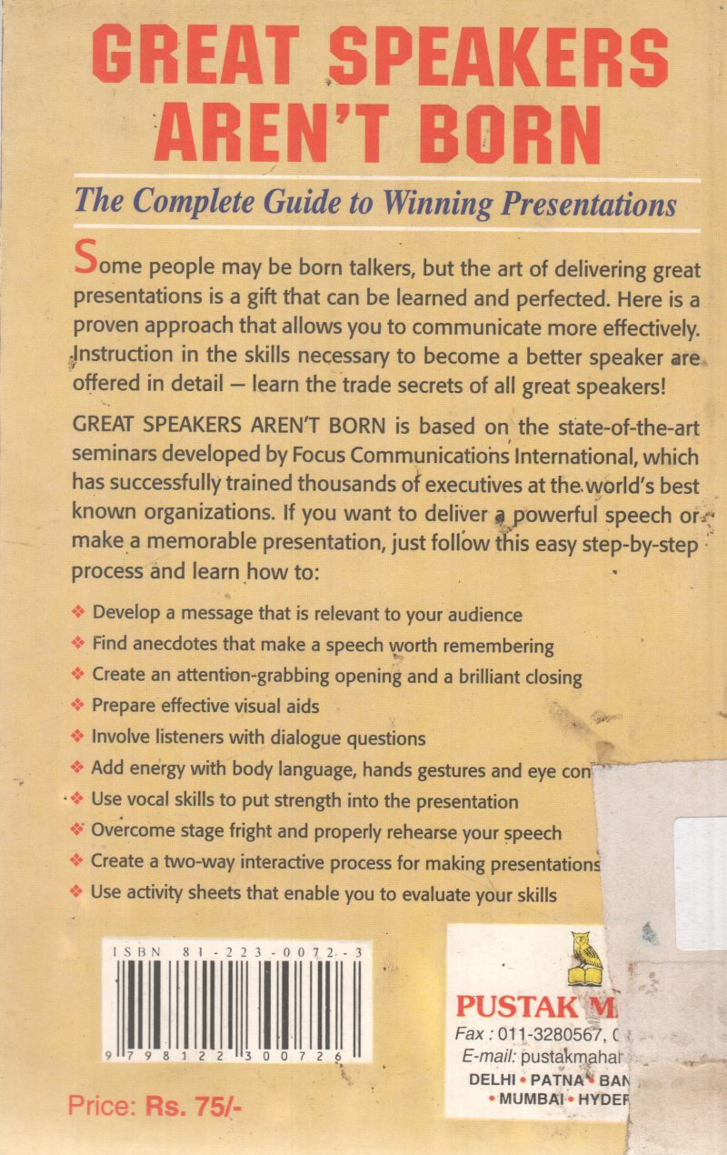 GREAT SPEAKERS AREN'T BORN BY GEORGE KOPS - Image 2