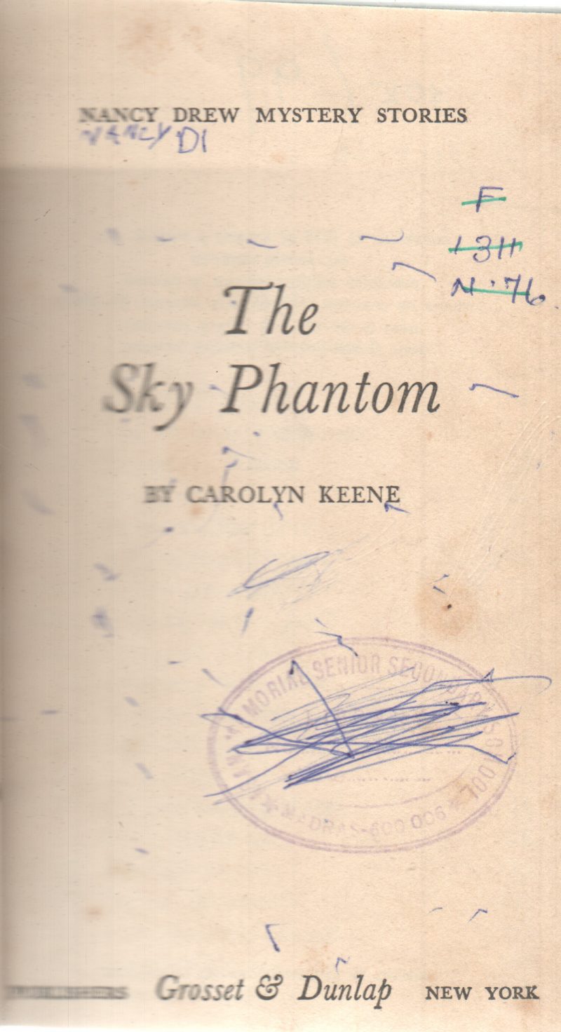 THE SKY PHANTOM BY CAROLYN KEENE