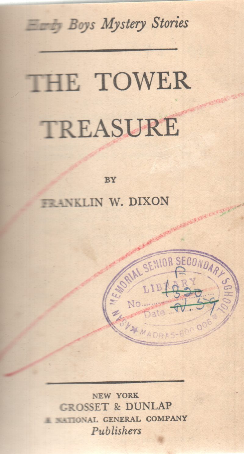 THE TOWER TREASURE BY FRANKLIN W. DIXON