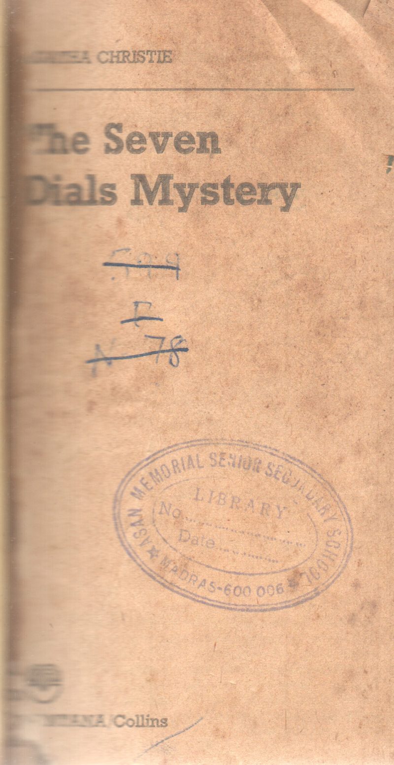 THE SEVEN DIALS MYSTERY BY AGATHA CHRISTIE