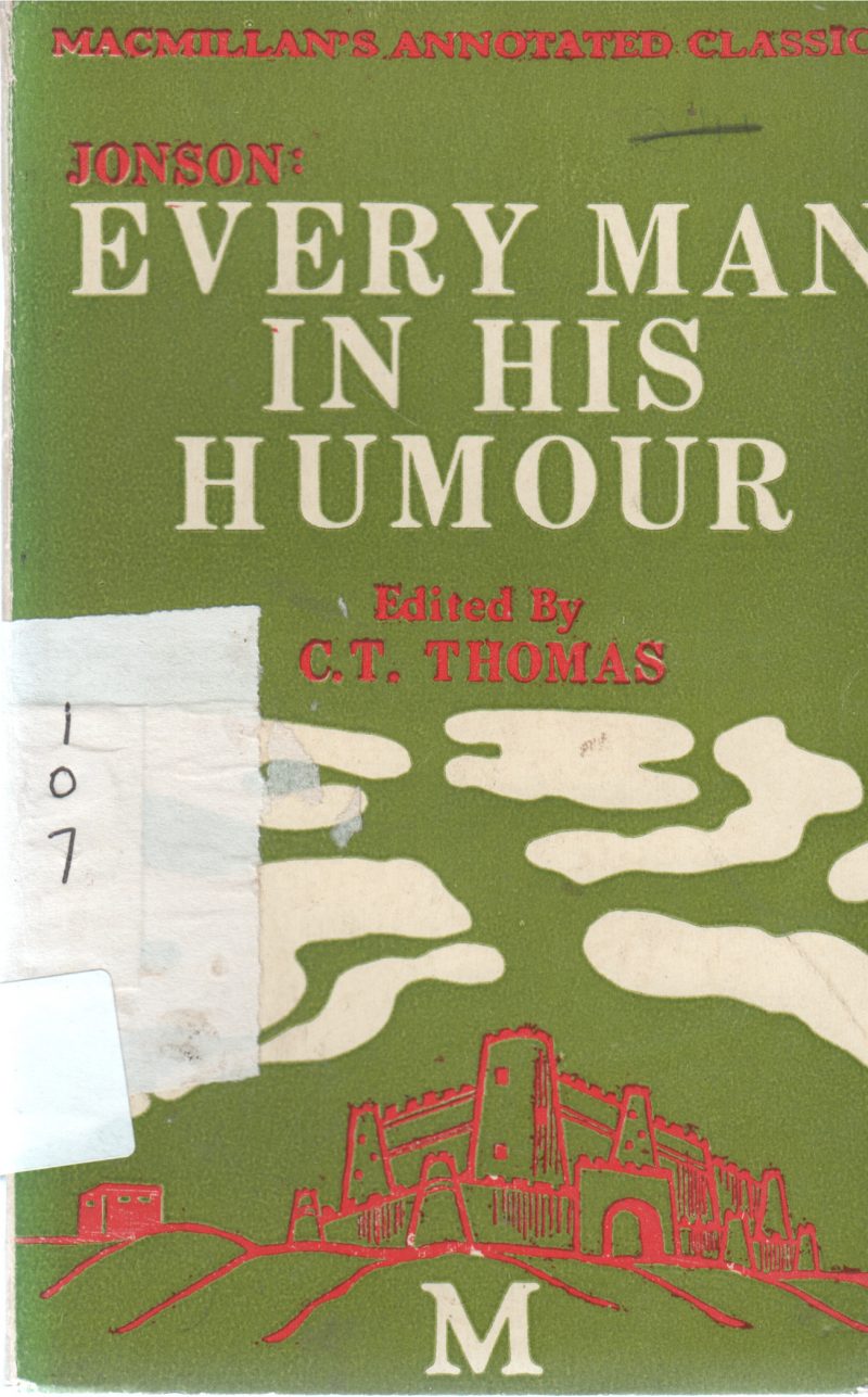 EVERY MAN IN HIS HUMUOUR