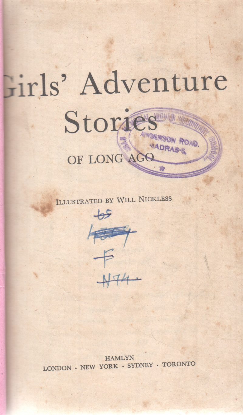 GIRL'S ADVENTURE STORIES