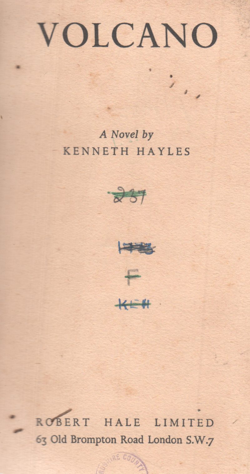 VOLCANO BY KENNETH HAYLES