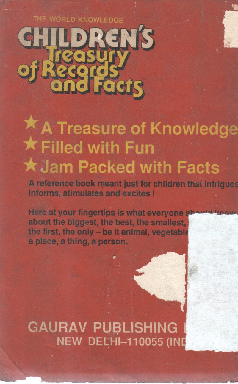 CHILDREN TREASURY OF RECORDS BY MARGO MCLOONE BASTA - Image 2