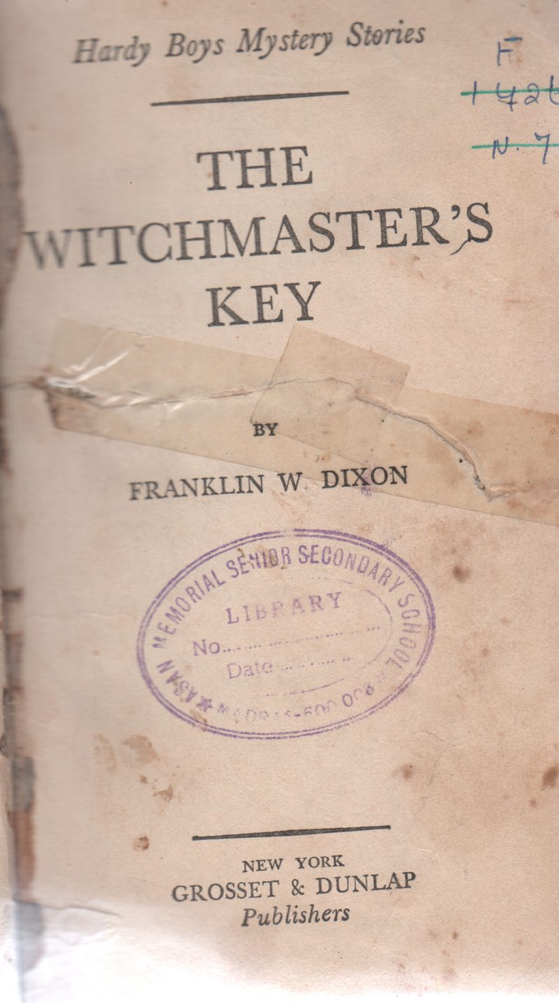 THE WITCHMASTERS KEY BY FRANKLIN W.DIXON