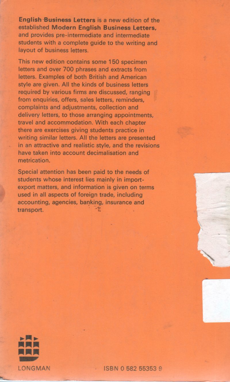 ENGLISH BUISNESS LETTERS BY F.W KING - Image 2