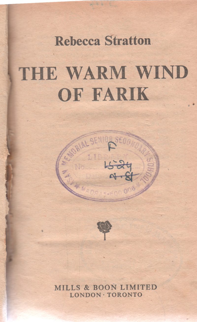 THE WARM WIND OF FARICK BY REBECA STARTON