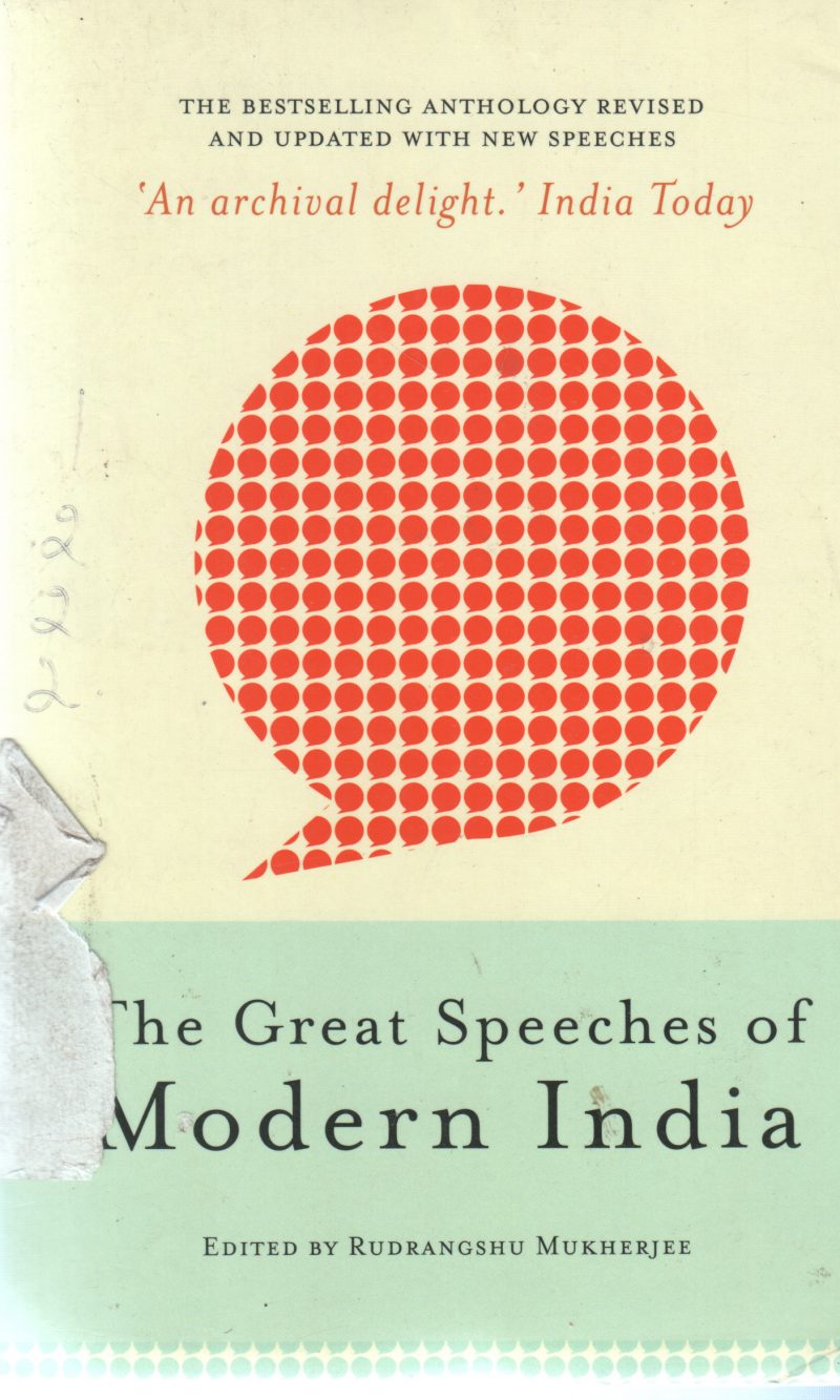 THE GREATEST SPEECH OFMODERN INDIA