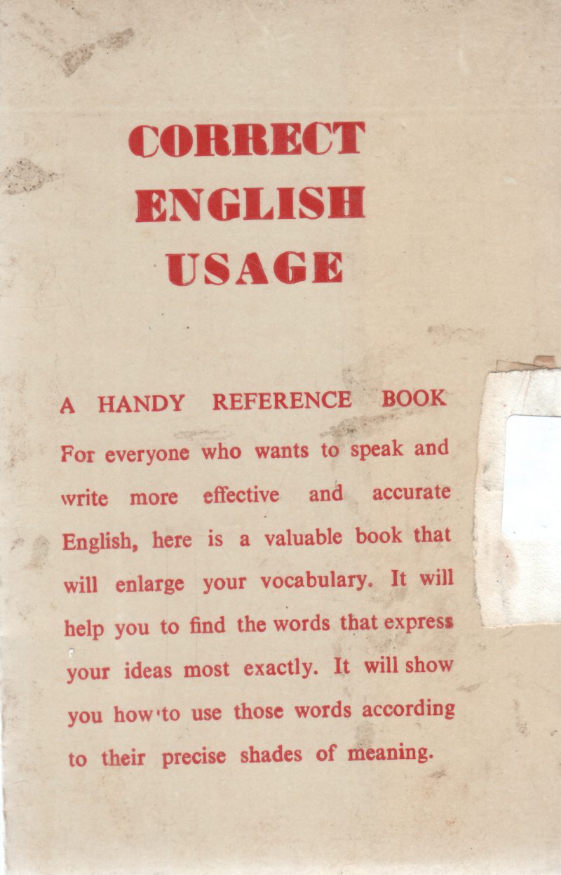 CORRECT ENGLISH USAGE - Image 2