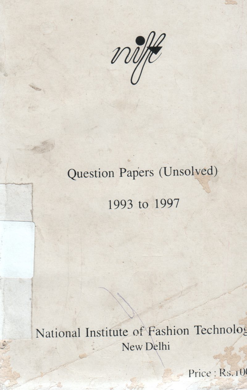 QUESTION PAPER UNSOLVED 1993 TO 1997