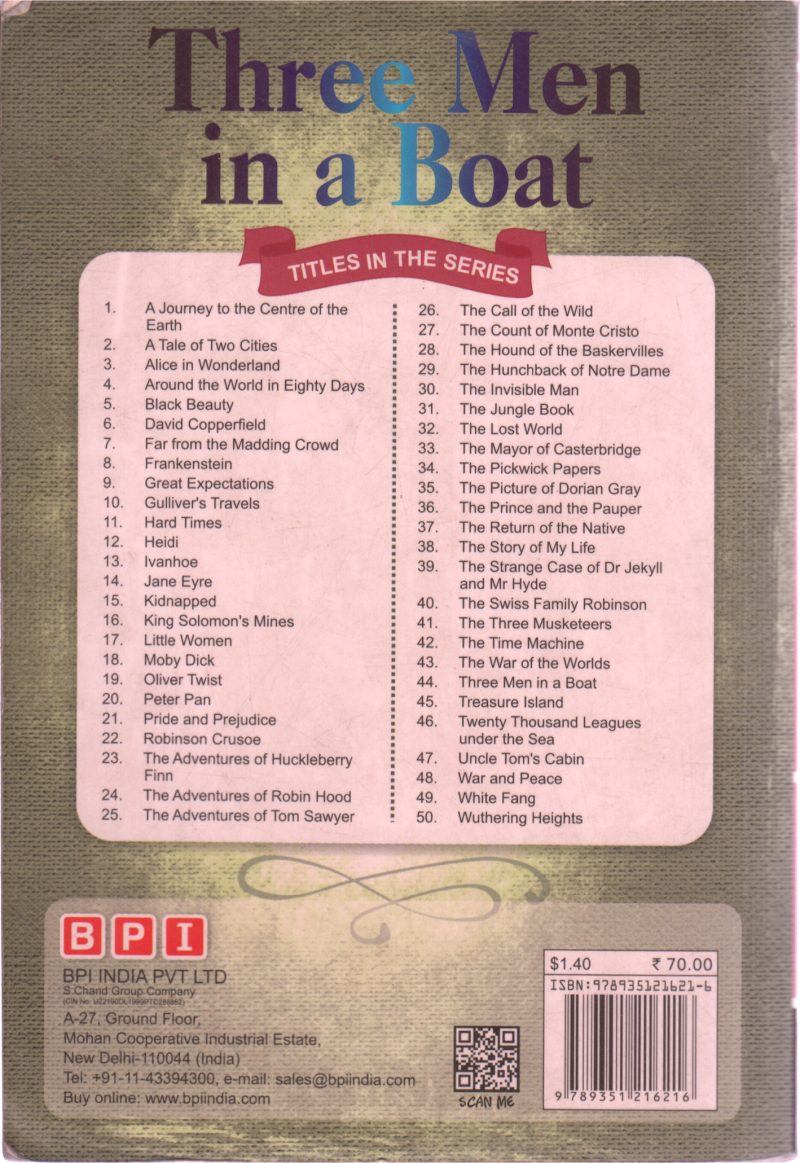 THREE MEN IN A BOAT BY JEROME K.JEROME - Image 2