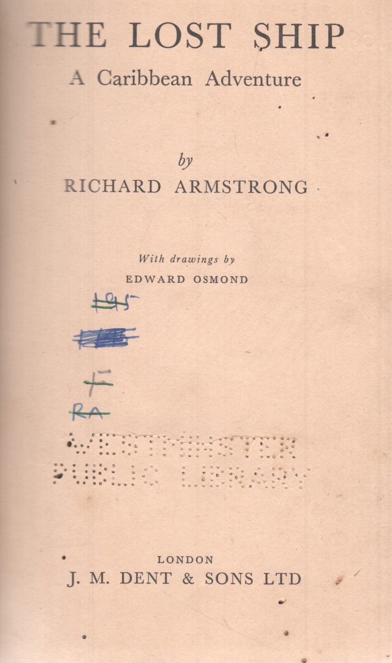 THE LOST SHIP BY RICHARD ARMSTRONG