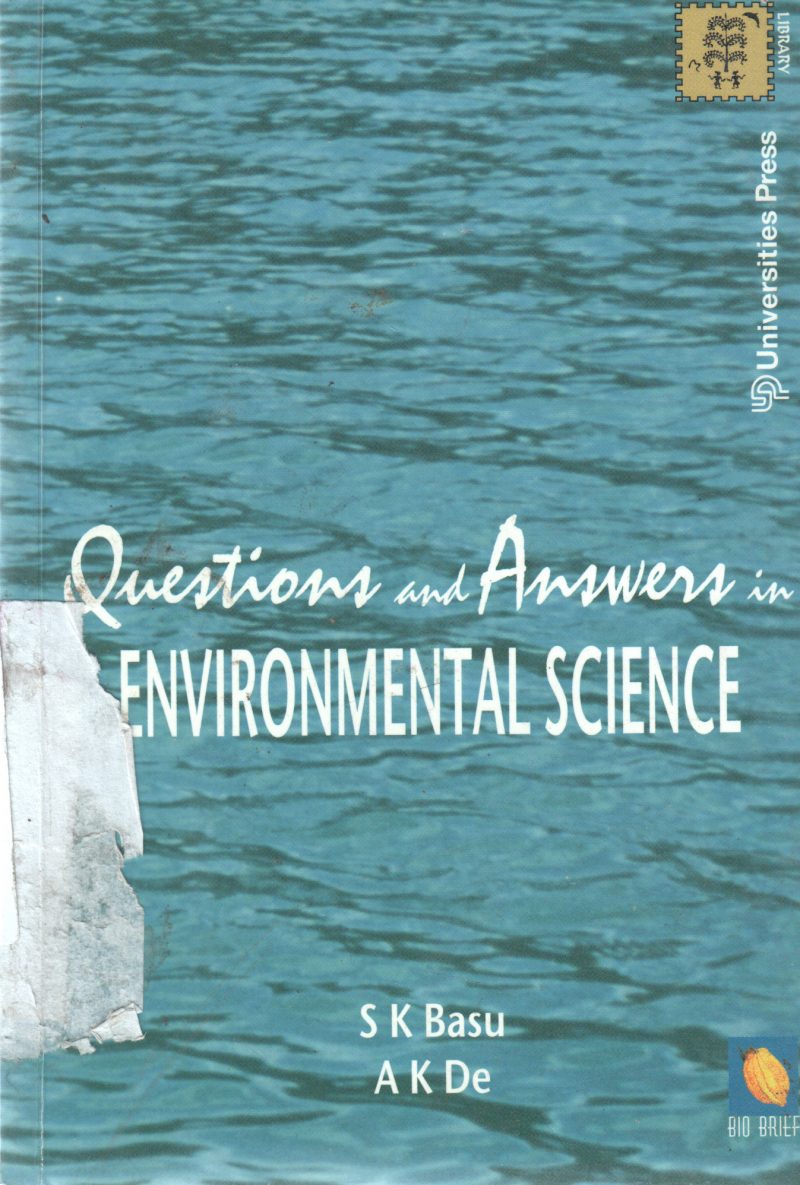 ENVIRONMENTAL SCIENCE BY S K BASU