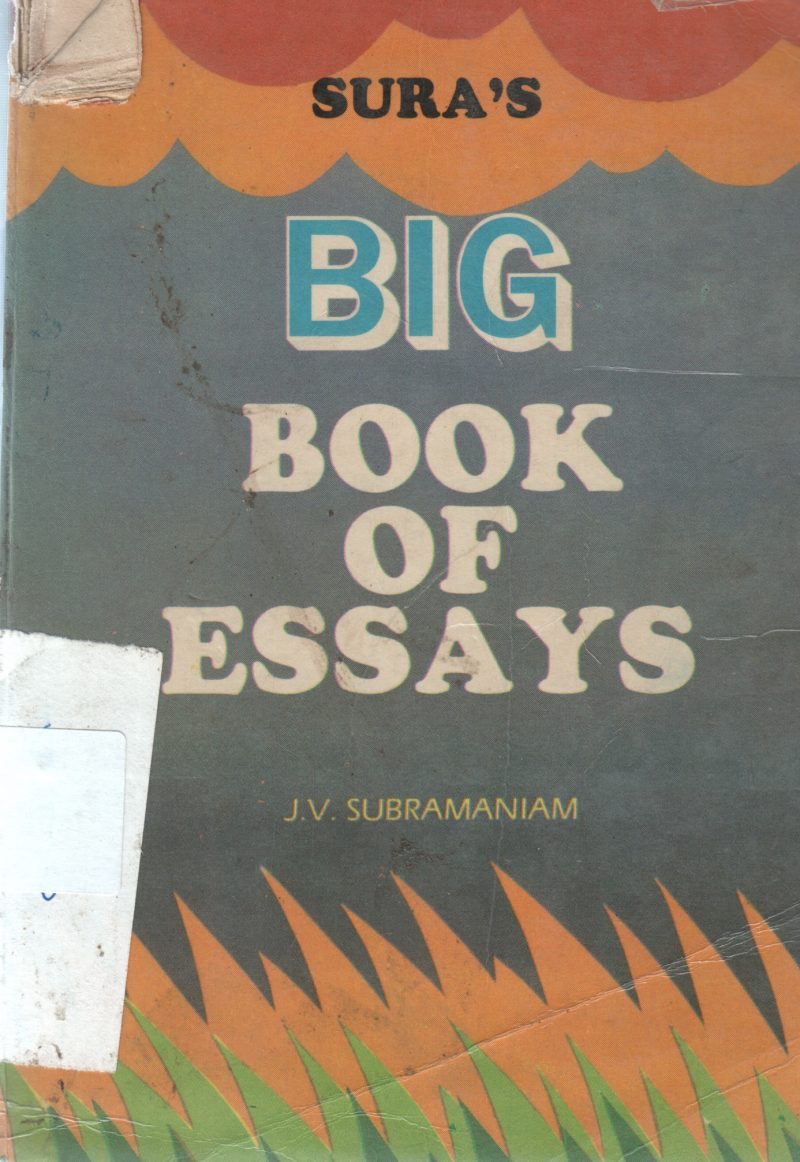 BIG BOOKS OF ESSAY BY J V SUBRAMANIAM