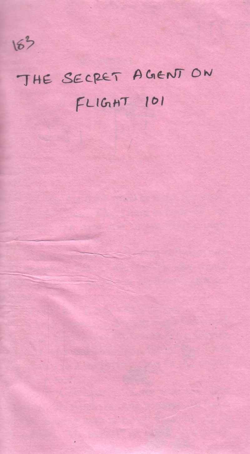 THE SECRET AGENT FLIGHT BY FRANKLIN W.DIXON
