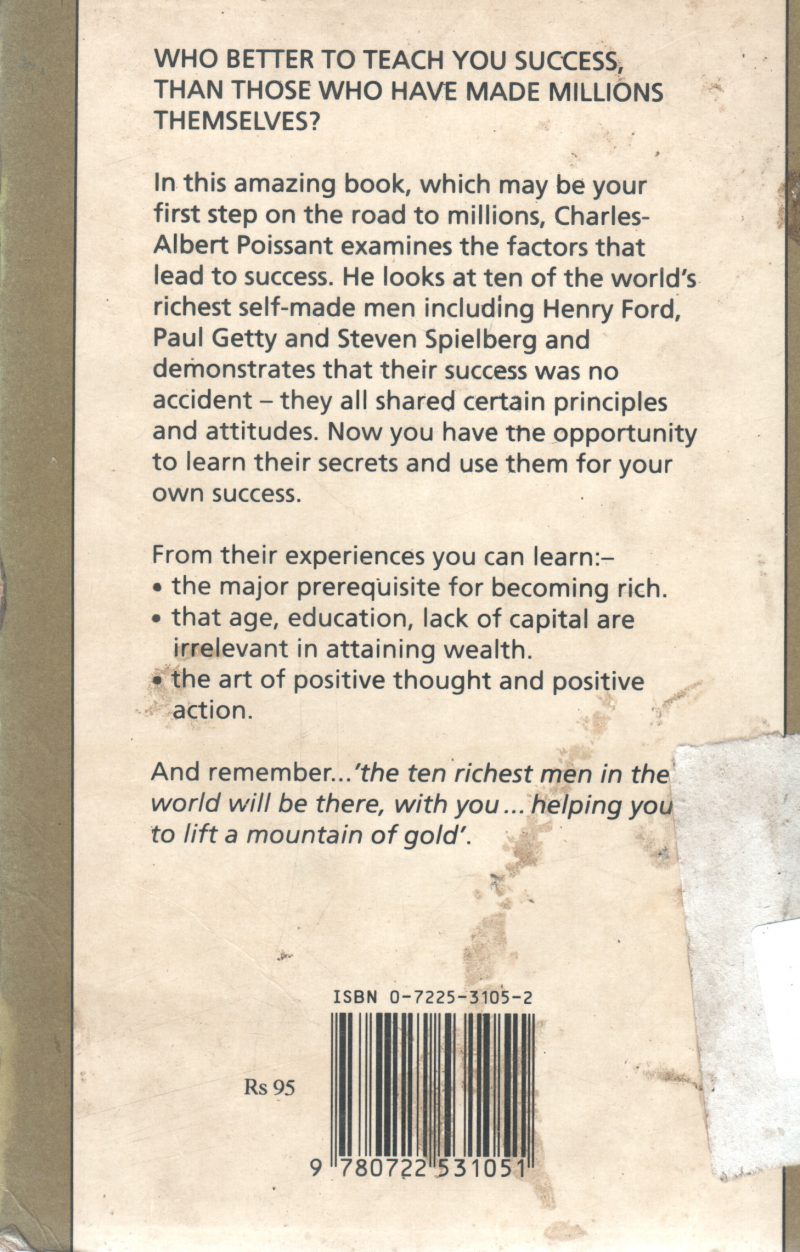 HOW TO THINK LIKE A MILLIONARE BY CHARLES -ALBERT POISSANT - Image 2