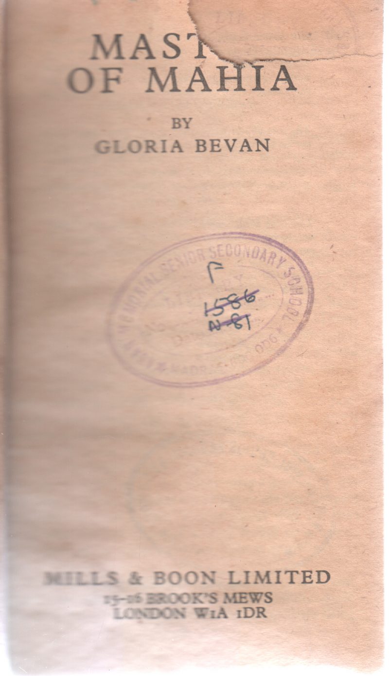 MASTWE OF MAHIA BY GLORIA AEVAN
