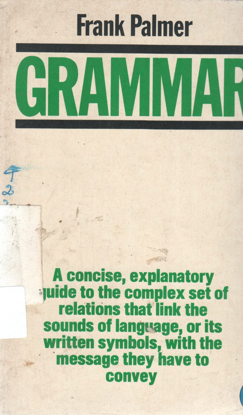 GRAMMAR BY FRANK PALMER