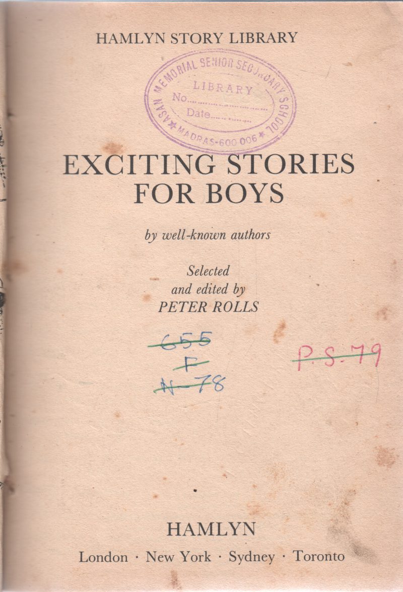 EXCITING STORIES FOR BOYS