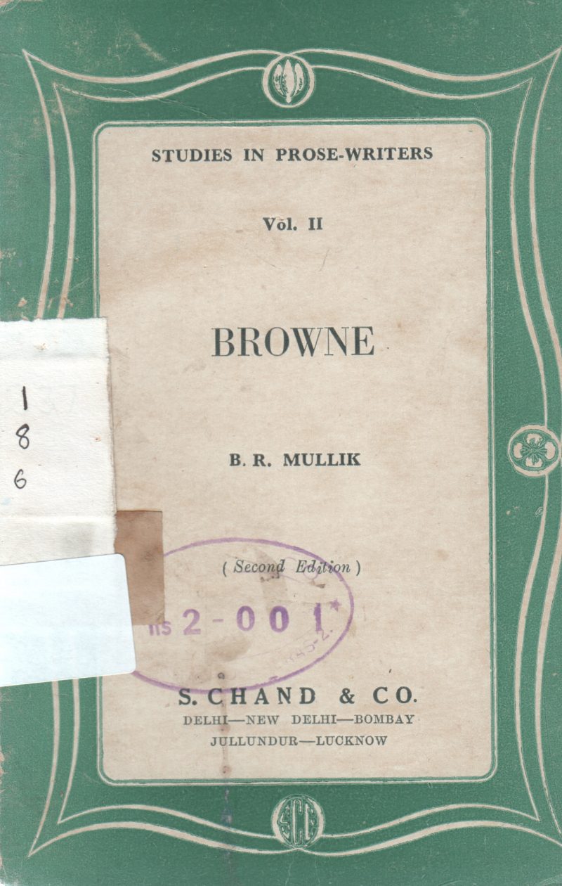 BROWNE BY B.R MULLIK