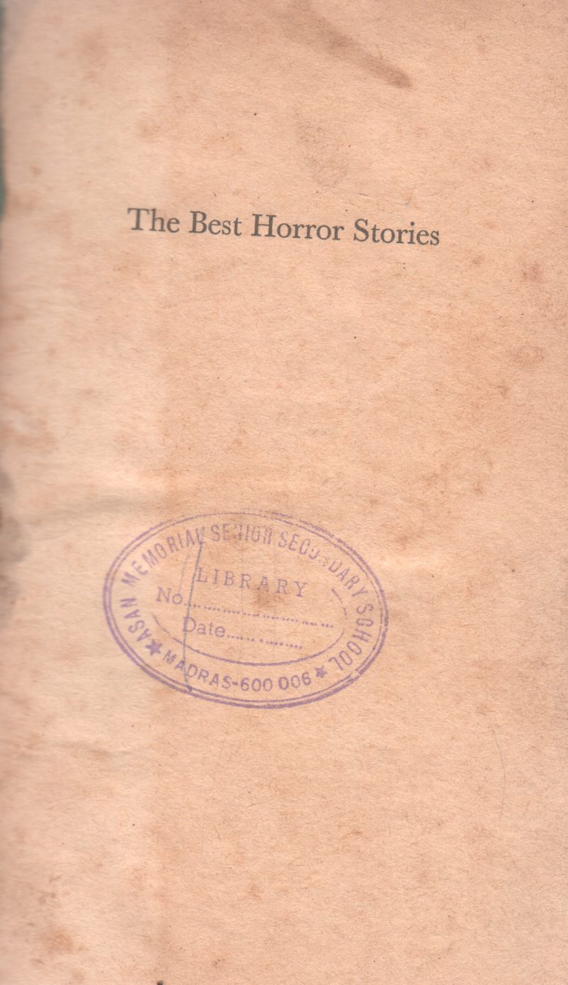 THE BEST HORROR STORIES