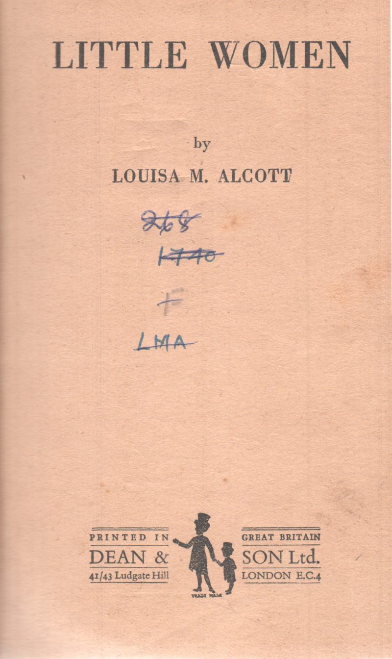 LITTLE WOMEN BY LOUISA M. ALCOTT