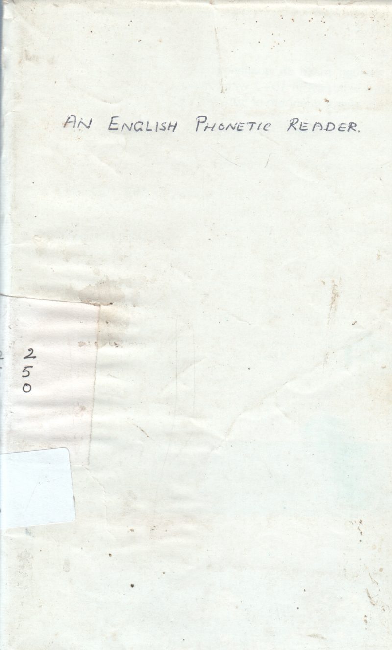 AN ENGLISH PHONETIC READER