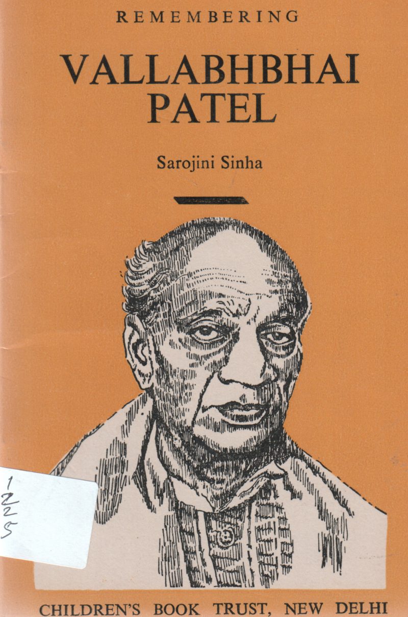 VALLABHBAI PATEL BY SAROJINI SINHA