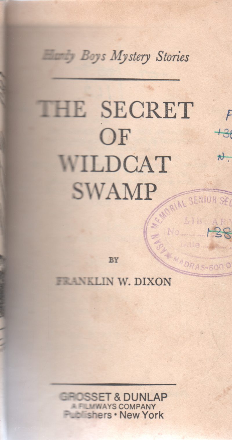 THE SECRET OF WILDCAT SWAMP BY FRANKLIN W.DIXON
