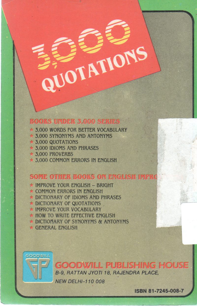 3000 QOTATION FOR ALL BY C.ANAND - Image 2