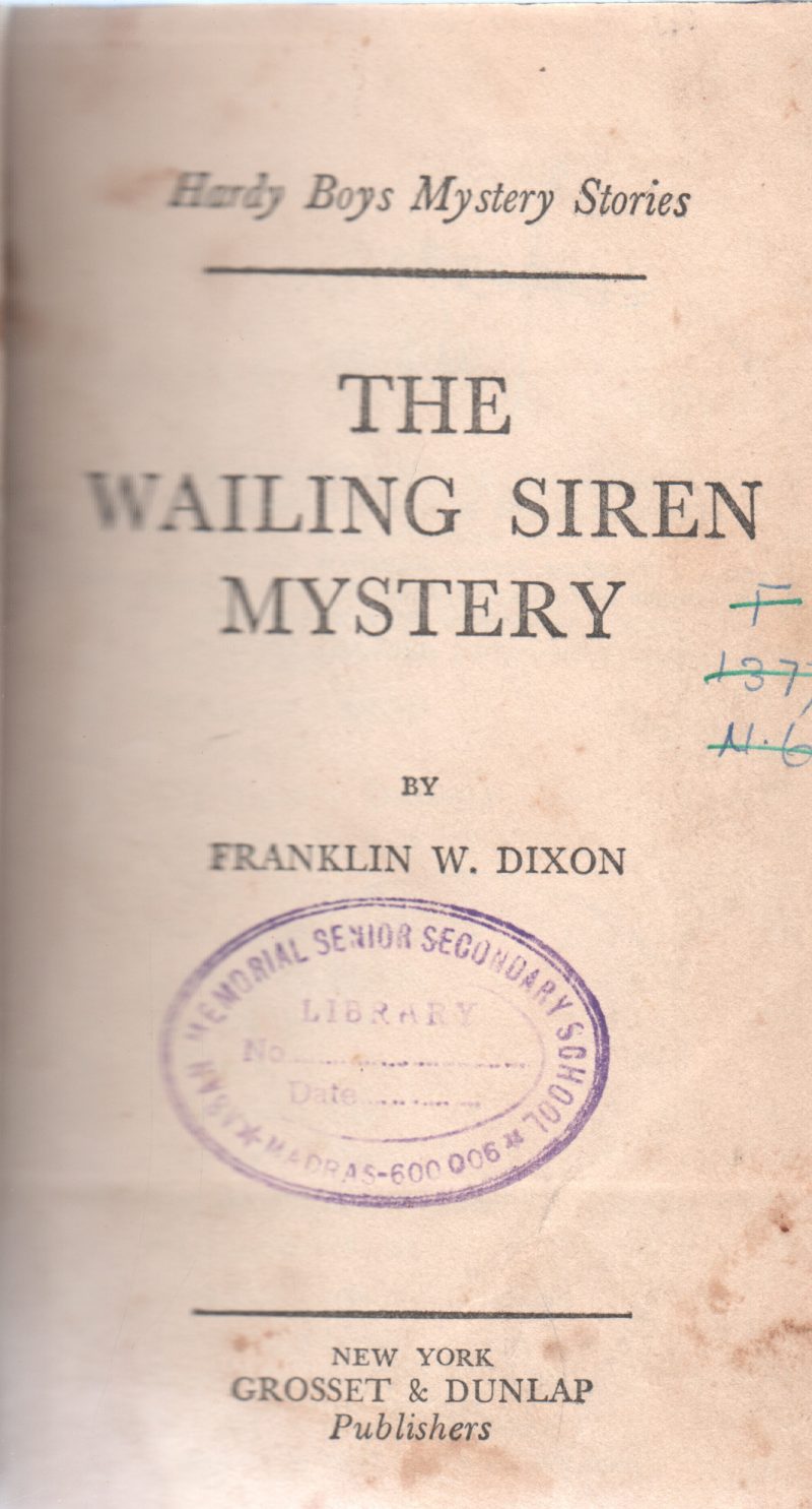 THE WAILING SIREN MYSTERY