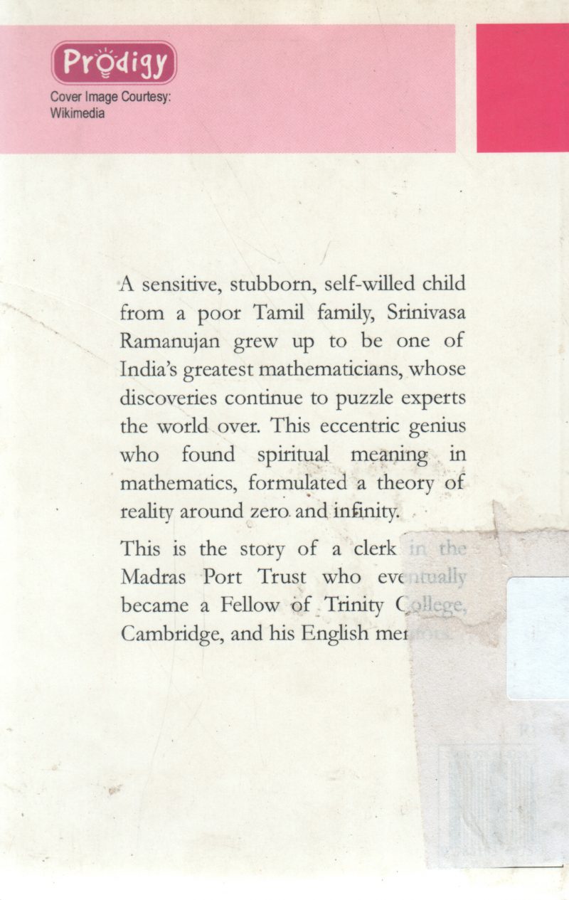 SRINIVASA RAMANUJAN - Image 2